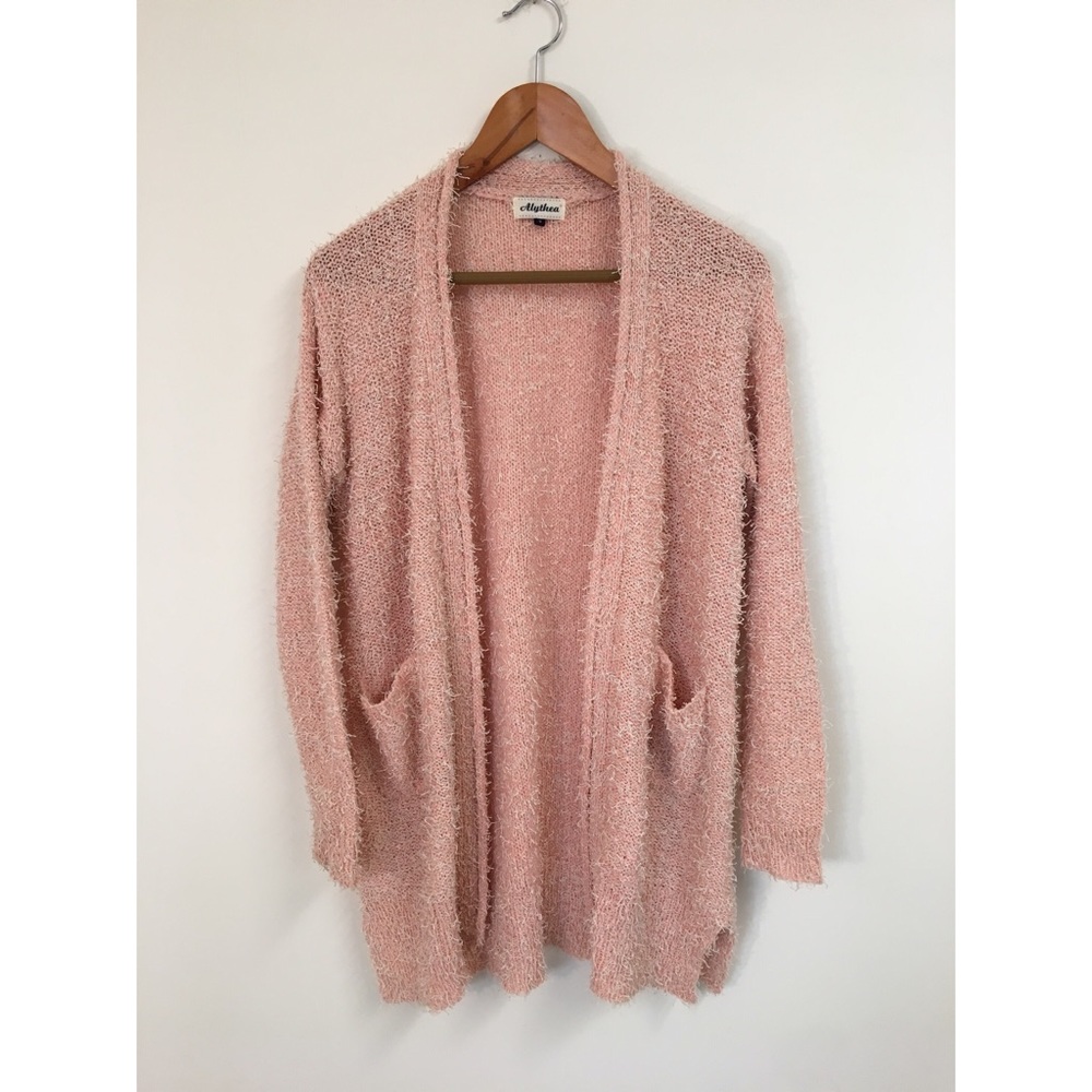 ALYTHEA Women’s Fuzzy Cardigan Sweater